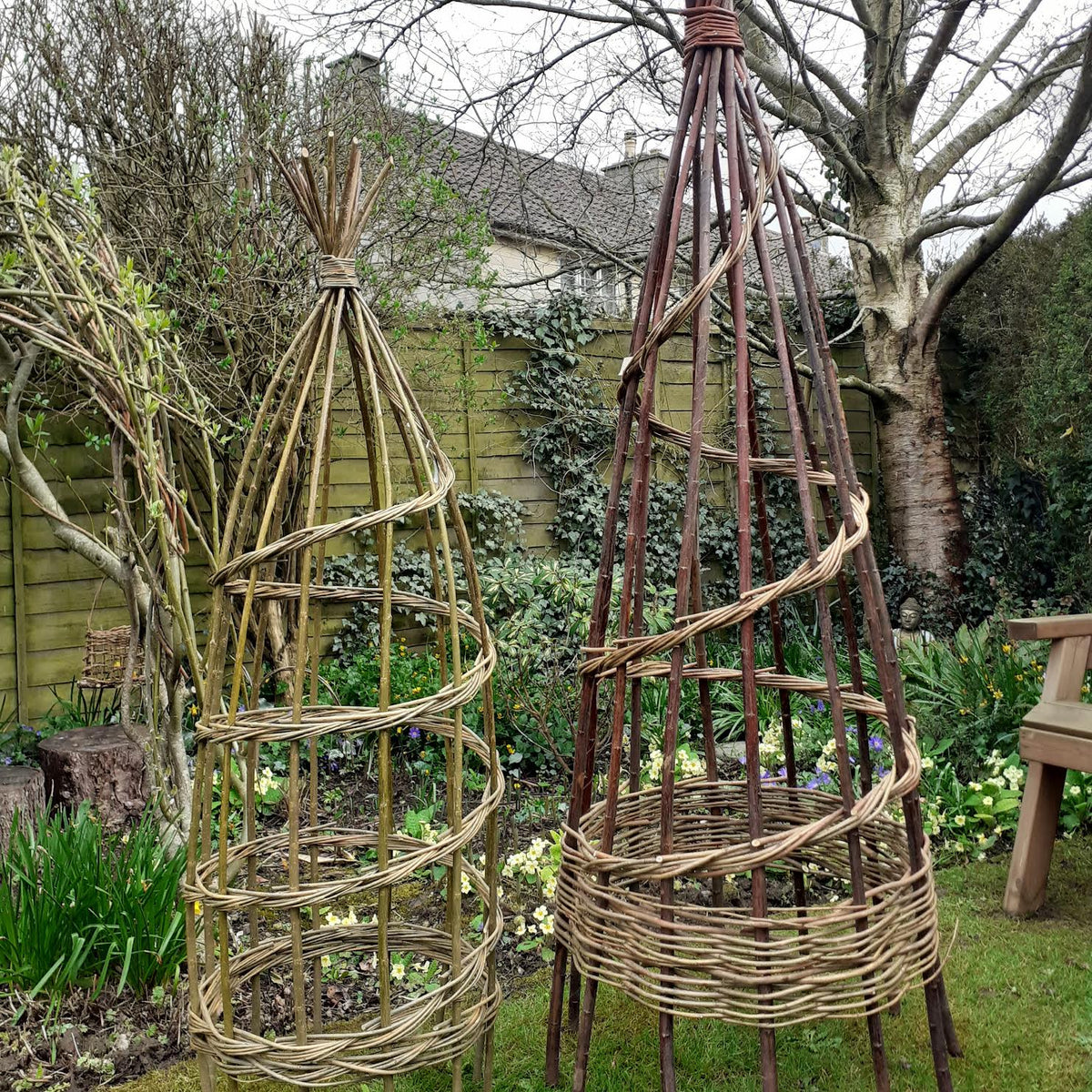 Willow Tepee Plant Support | Makers Yard