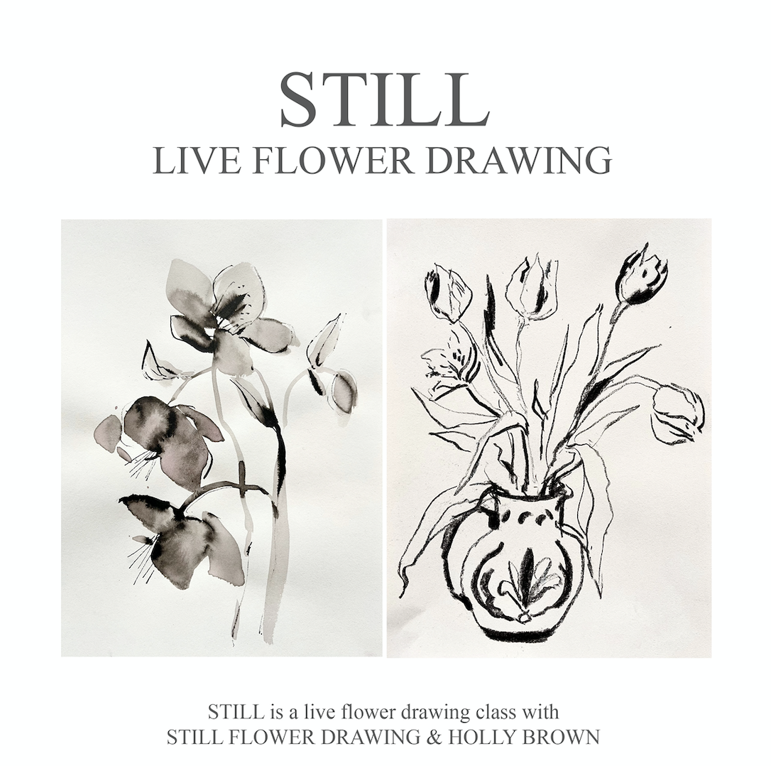 Still Flower Drawing Workshop | Makers Yard